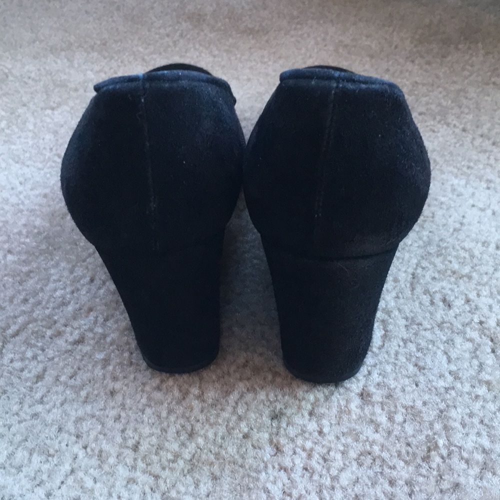 Saint Laurent suede block heel sz 7 - Picture 5 of 8